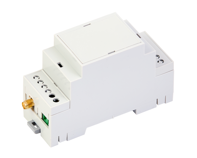 LOR-DIN – DLMS-Modul für die DIN-Schiene (2 TE): liest Stromzähler über RS-485 aus